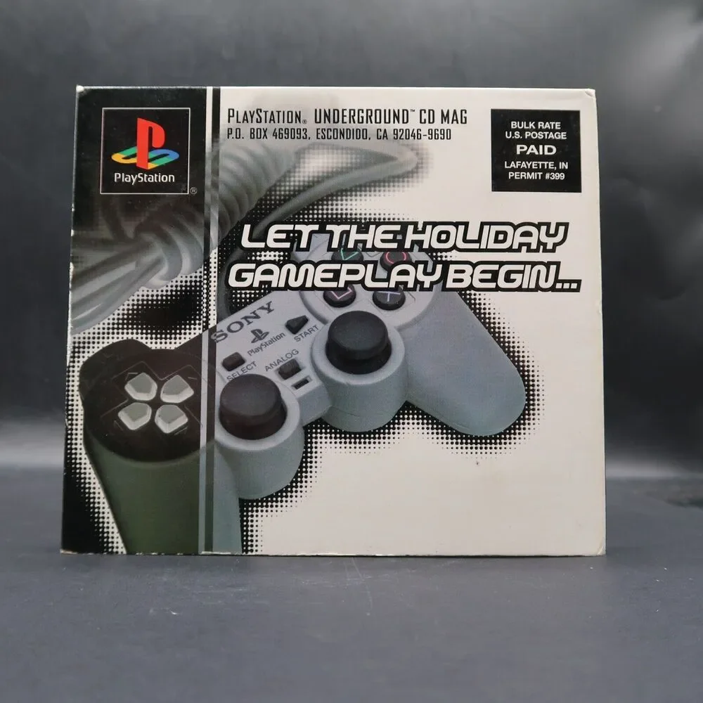 PlayStation Underground v 2.4 (1998) Video Game Demo Disc Set Untested Vintage